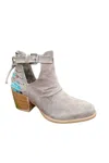 Very G Women's Zane Ankle Boots In Taupe In Grey