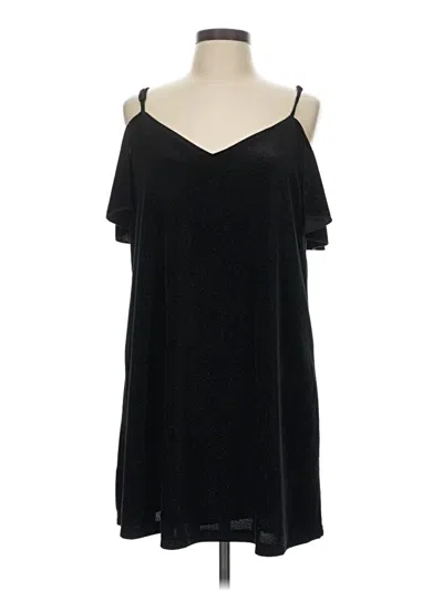 Pre-owned Very J Casual Dress In Black
