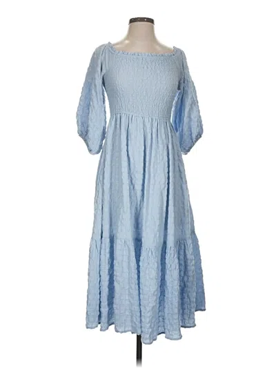 Pre-owned Very J Casual Dress In Blue