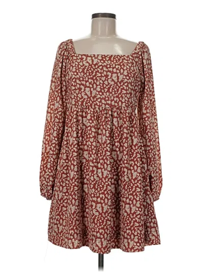 Pre-owned Very J Casual Dress In Brown