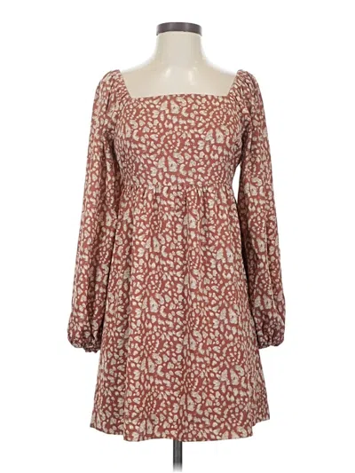 Pre-owned Very J Casual Dress In Brown