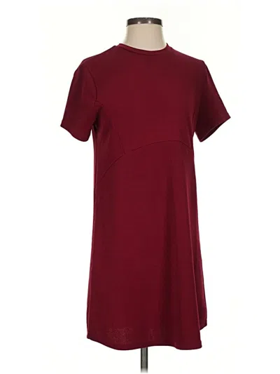 Pre-owned Very J Casual Dress In Burgundy