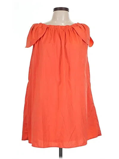 Very J Casual Dress In Orange