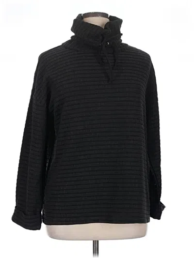 Pre-owned Very J Long Sleeve Turtleneck In Black