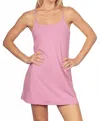 Very J Making Moves Active Mini Dress In Blush In Pink