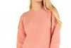 Very J Pink Fuzzy Feeling Top In Orange