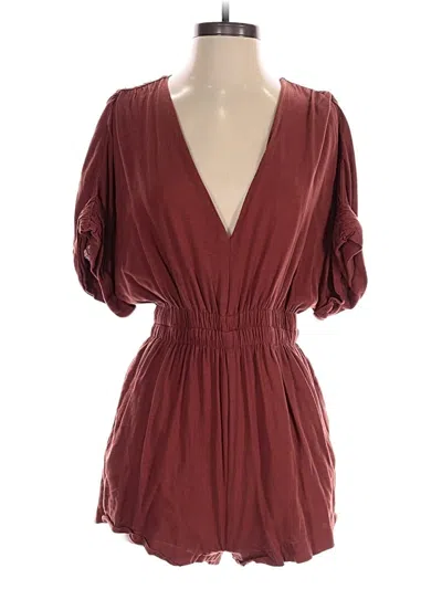 Pre-owned Very J Romper In Burgundy