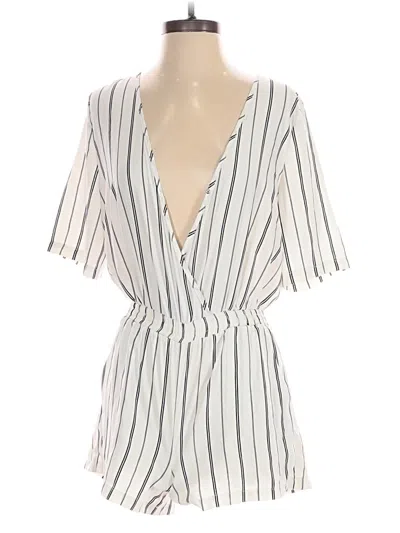 Pre-owned Very J Romper In White