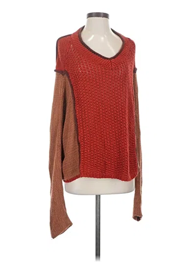 Pre-owned Very J Sweater Vest In Red