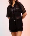 Very J Talk Of The Town Lace Set In Black In Black