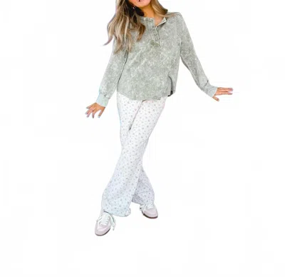 Very J Women's Posey Pants In Oatmeal In White