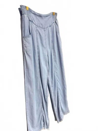 Very J Women's Sway Away Tencel Denim Pants In Grey In Gray