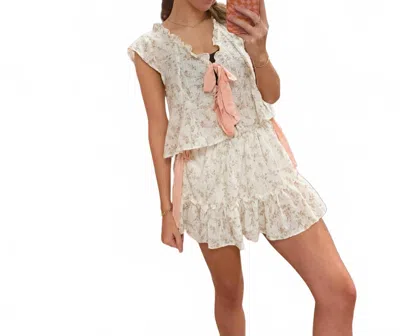 Very J Women's Very Blush Floral Set In White