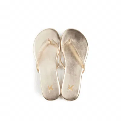 Very Lovely Soles Women's San Juan Sandals In Gold