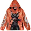 Very Rare Men's Doberman Gang Jacket In Orange