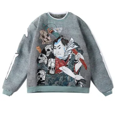 Very Rare Men's Nozarashi Crewneck Sweater In Grey In Gray