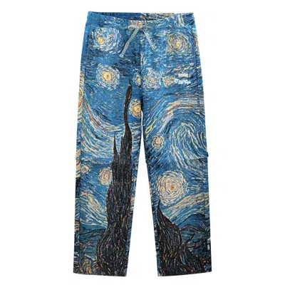 Very Rare Women's Starry Night Pants In Blue