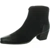 Very Volatile Juniper Womens Zipper Leather Ankle Boots In Black