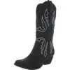 Very Volatile Raspy Womens Mid Calf Pull On Cowboy, Western Boots In Multi