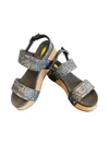 Very Volatile Summer Love Clogs In Black In Black