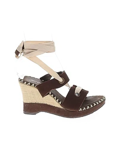 Pre-owned Very Volatile Wedges In Brown