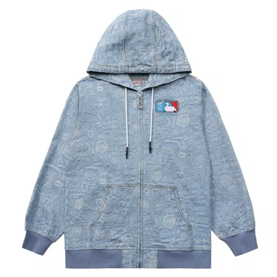 Veryrare Monogram Hoodie In Blue