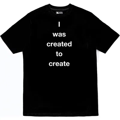 Veryrare Created To Create Tee In Black