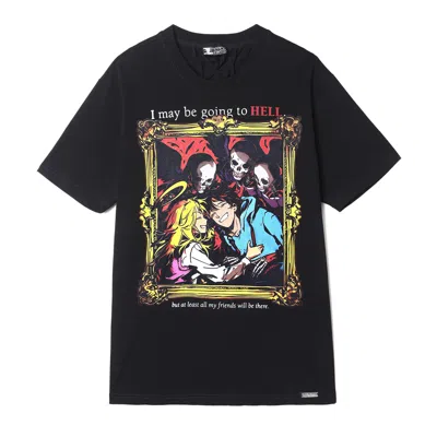 Veryrare Men's Black Hell And Friends Spinal