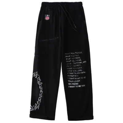 Veryrare Ripstop Quote Pants In Black