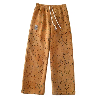 Veryrare Men's Brown Scorched Sun Skeletons Pants
