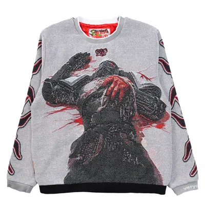 Veryrare Men's Grey Dead Soldier Martyr Crewneck In Gray