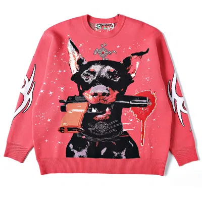 Veryrare Men's Red Doberman Gang
