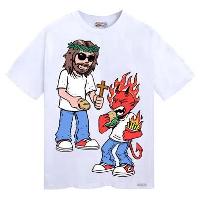 VERYRARE MEN'S WHITE JESUS BREAD TEE