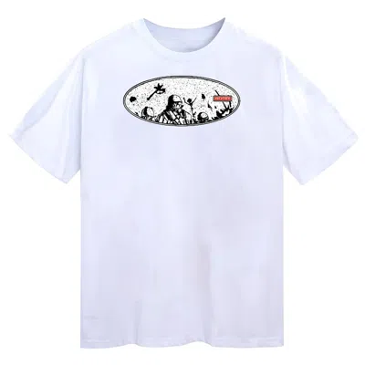 VERYRARE MEN'S WHITE PLATOON COMMANDO TEE