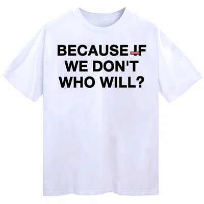 VERYRARE MEN'S WHITE WHO WILL TEE