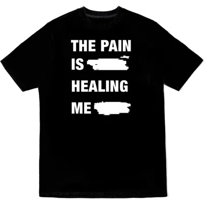 Veryrare Pain Healing Me Tee In Black