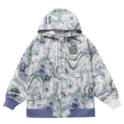 Veryrare Grey Swirl Hoodie In Gray