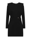 Verysimple Woman Mini Dress Black Size 10 Viscose, Polyamide, Elastane In Black
