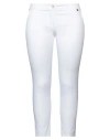 Verysimple Woman Pants White Size 10 Cotton, Elastane