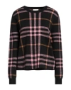 Verysimple Woman Sweater Black Size 8 Acrylic, Polyester, Nylon In Black