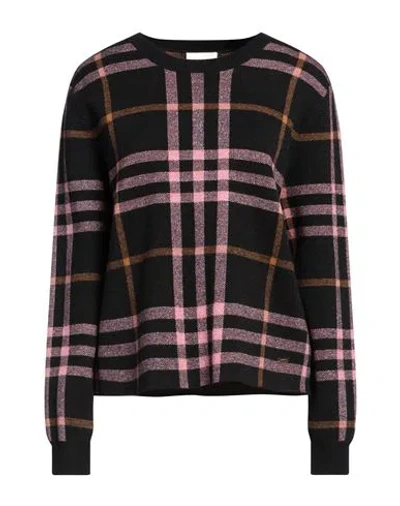 Verysimple Woman Sweater Black Size 8 Acrylic, Polyester, Nylon