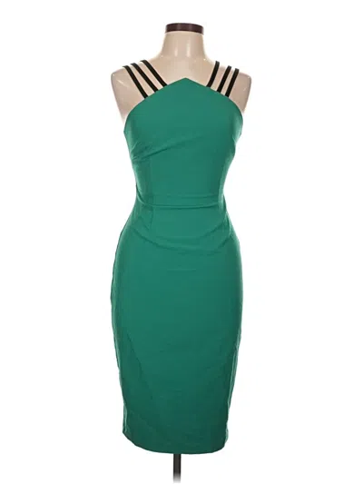 Vesper Cocktail Dress In Green