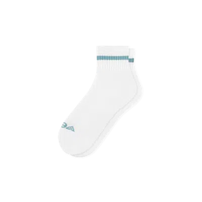 Vessi Footwear Mid Crew Socks In White/awe