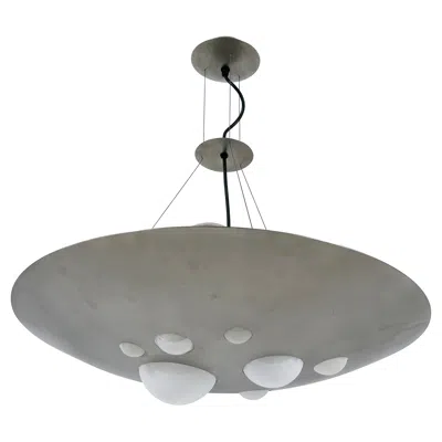 Pre-owned Vest Leuchten Rare Chandelier Or Pendant Lamp 1840 Lochschale By  Austria 1980s In Transparent
