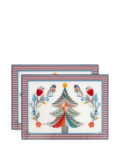 VESTA CHRISTMAS TREE PLACEMATS (SET OF TWO)