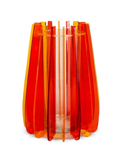 Vesta Large Iride Vase In Red