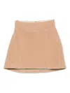 Vestiaire D'un Oiseau Libre A-line Mini Skirt In Brown