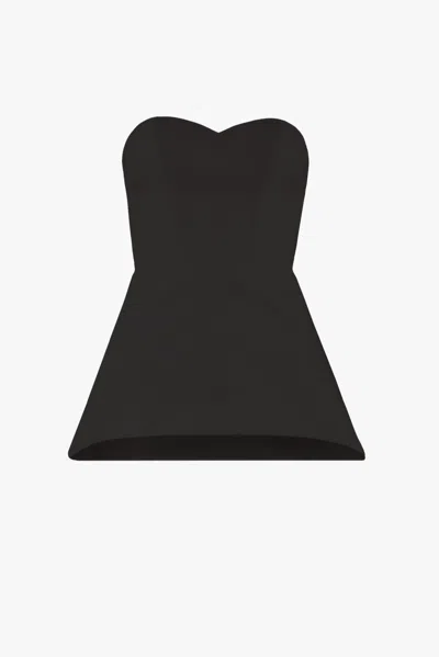 Vestiaire D'un Oiseau Libre Black Corset Mini Dress