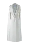 Vestiaire D'un Oiseau Libre Cashmere Blend Cape In White