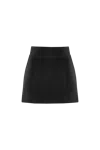 Vestiaire D'un Oiseau Libre Cashmere Mini Skirt In Black